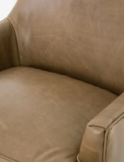 Ilona Leather Accent Chair -Home Furni Shop ilona chair taupe leather 7 725412aa de4a 4520 bf70 5df5c8237a8b