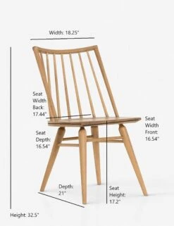 Lanae Dining Chair -Home Furni Shop isadora chair sandy oak 1 1 1