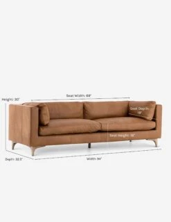 Jocelyn Leather Sofa -Home Furni Shop jocelyn