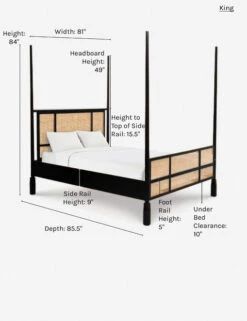 Kaira Poster Bed -Home Furni Shop kaira poster bed king 1 1