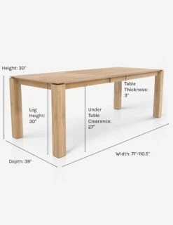 Kaiza Extendable Dining Table -Home Furni Shop kaiza extendable dining table 3
