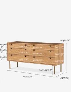 Karma 6-Drawer Dresser -Home Furni Shop karma 6 drawer dresser