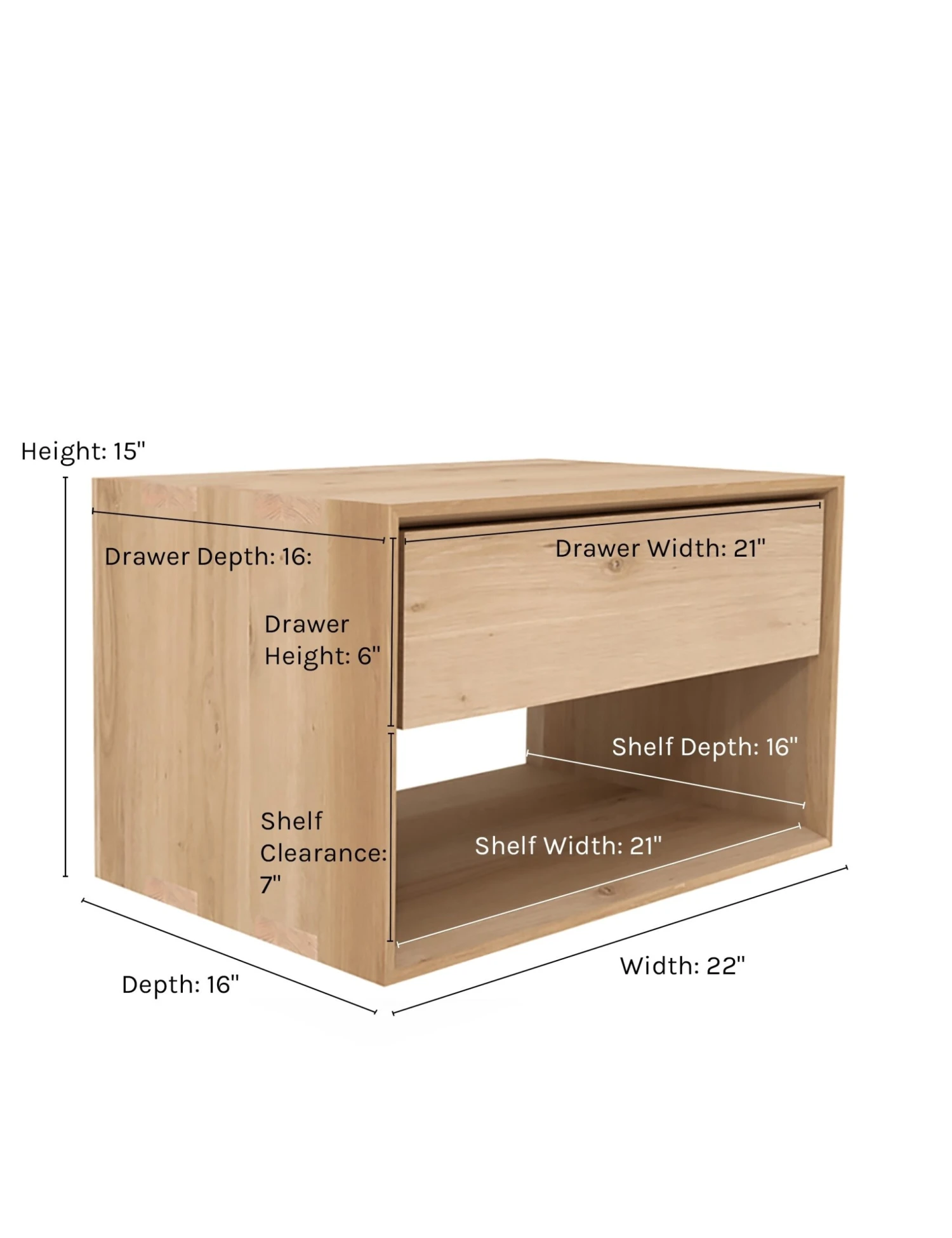 Lark Low Nightstand 4 Lark Low Nightstand - Image 4