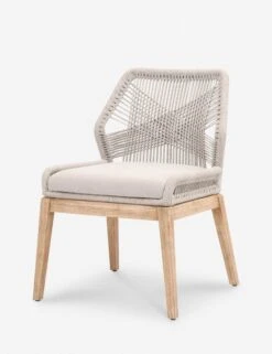 London Indoor / Outdoor Dining Chair -Home Furni Shop loom dining chair taupe fixed 1 02