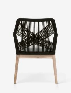London Indoor / Outdoor Dining Arm Chair -Home Furni Shop loom outdoor arm chair black gray teak 1 05