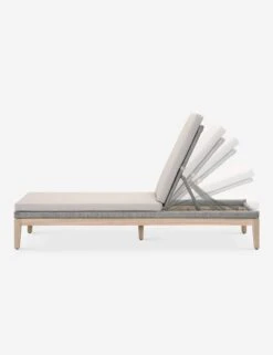 London Indoor / Outdoor Chaise -Home Furni Shop loom outdoor chaise platinum 1 07