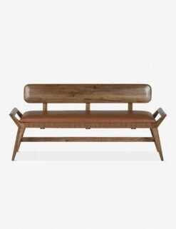 Sienna Leather Bench