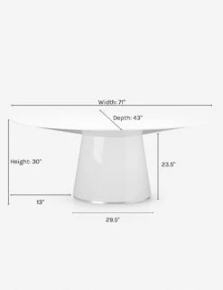 Magar Oval Dining Table -Home Furni Shop magar 1