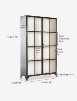 Marjorie Curio Cabinet -Home Furni Shop marjorie curio cabinet