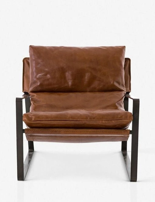 Marlyne Leather Accent Chair 1 Marlyne Leather Accent Chair