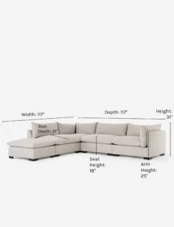 Mitzi Modular Sectional Sofa -Home Furni Shop mitzi sectional light linen 1 1564991625 1 2 1