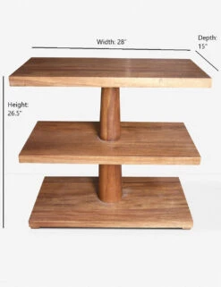 Oline Side Table -Home Furni Shop oline side table dark walnut 1