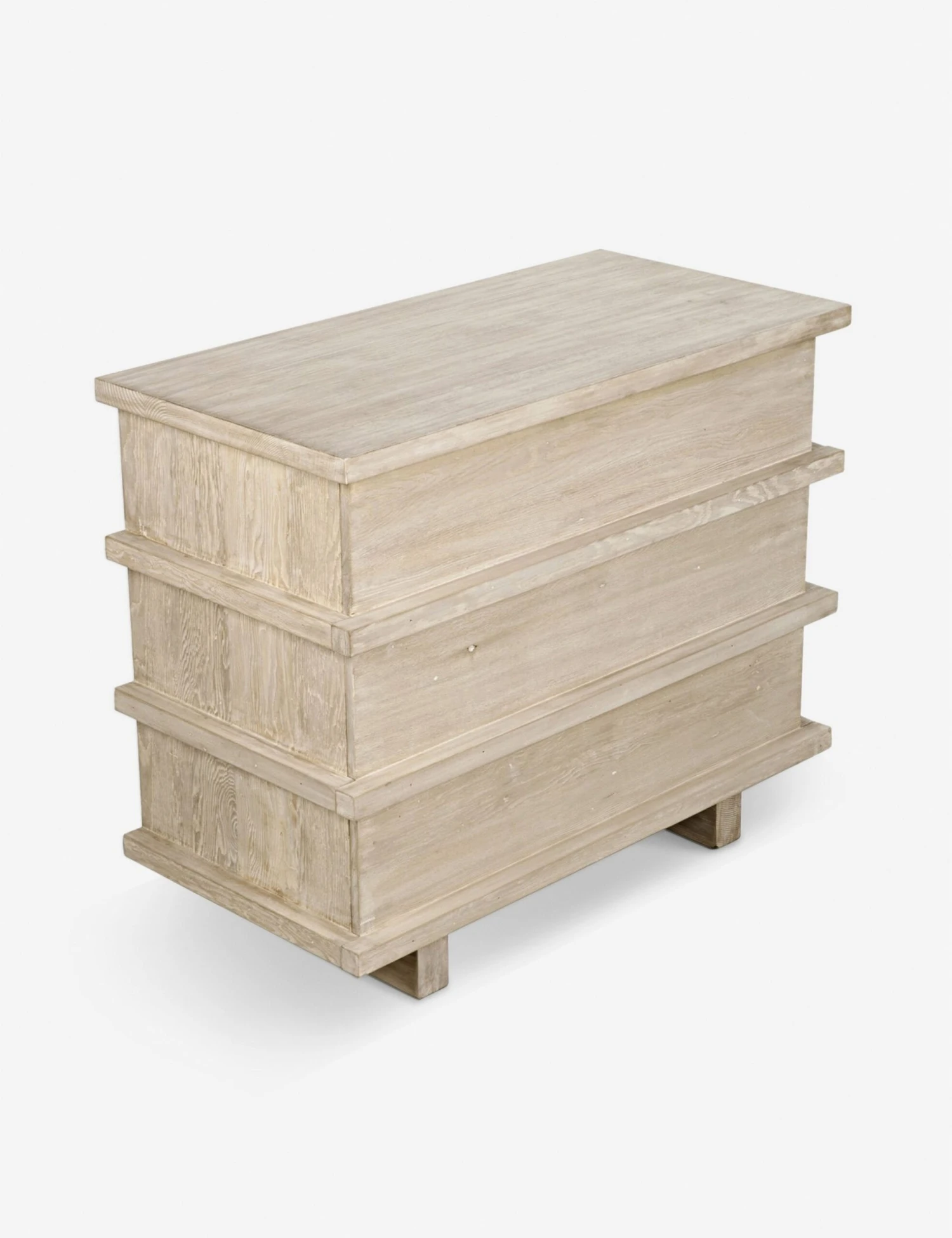 Corliss 3-Drawer Dresser, White Wash 4 Corliss 3-Drawer Dresser, White Wash - Image 4