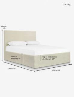 Paxton Slipcover Bed -Home Furni Shop paxton slipcover bed natural l0457361 cal king