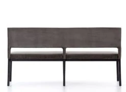 Pollie Dining Bench 9 Pollie Dining Bench -Home Furni Shop pollie dining bench washed grey velvet 1