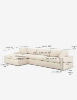Rita Sectional Sofa -Home Furni Shop rita left facing sectional 2 85014deb fe1e 42b9 a4d1 4158c8d012ea
