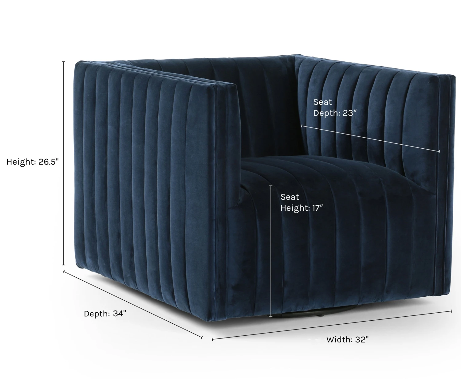 Roz Swivel Chair 5 Roz Swivel Chair - Image 5