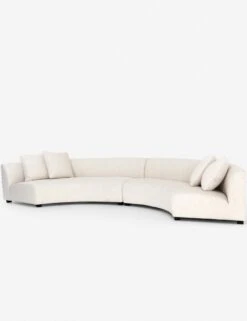 Saban 2-Piece Curved Sectional Sofa -Home Furni Shop saban 2 piece crescent sectional sofa ivory 2 1564991625 b28438fd 4554 4b35 a584 903c25d4ec97