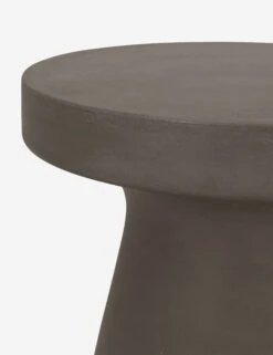 Risy Indoor/Outdoor Round Side Table -Home Furni Shop tack accent table slate grey concrete dark 2 02