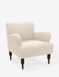 Vyolet Accent Chair -Home Furni Shop vyolet linen chair talc 6 1