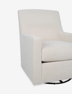 Ellia Glider Chair -Home Furni Shop whitegliderclose 1