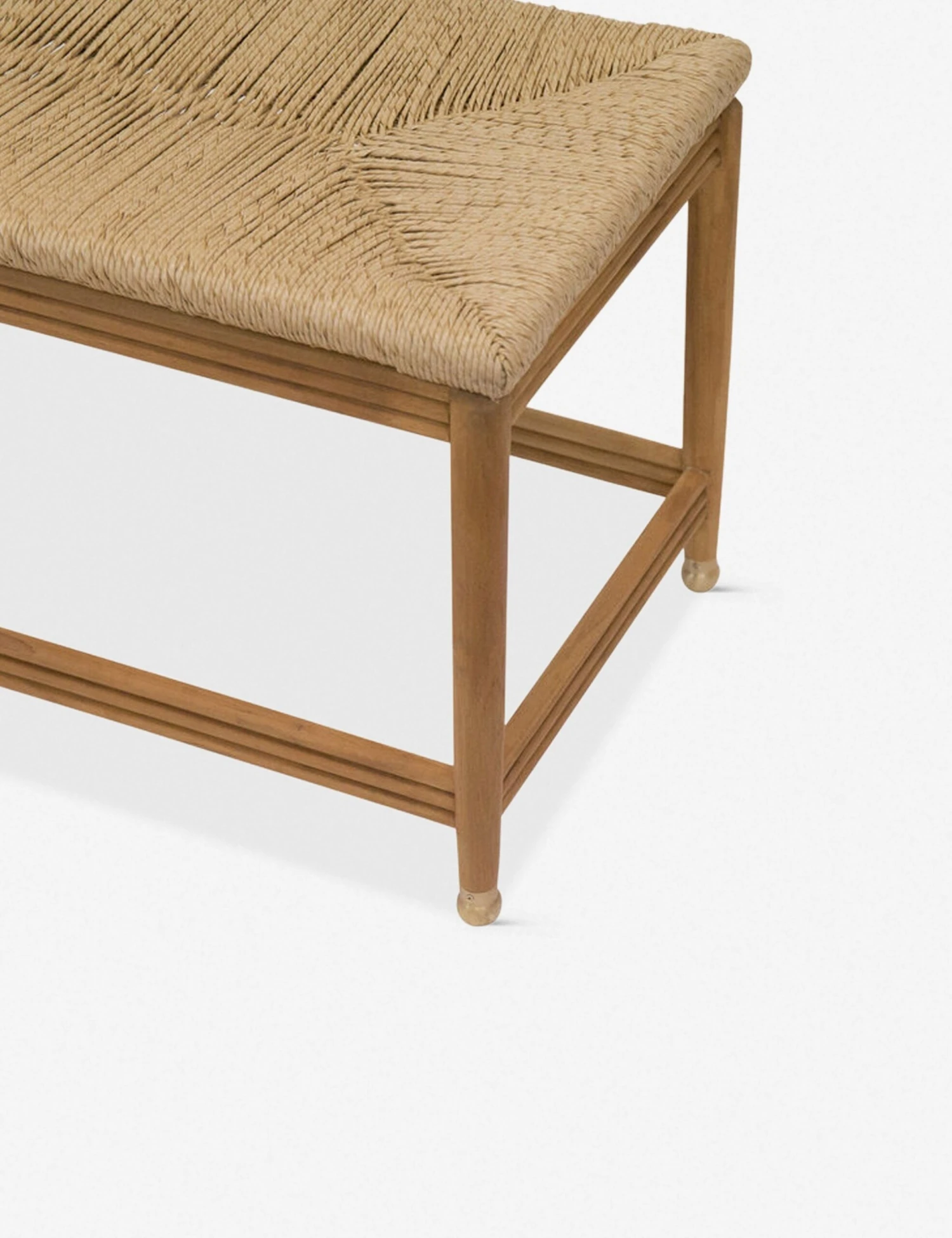 Morris & Co. Kelmscott Rush Indoor / Outdoor Bench 6 Morris & Co. Kelmscott Rush Indoor / Outdoor Bench - Image 6