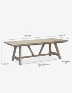 Morris & Co. Kelmscott Dining Table -Home Furni Shop wmkedt gw 1 1